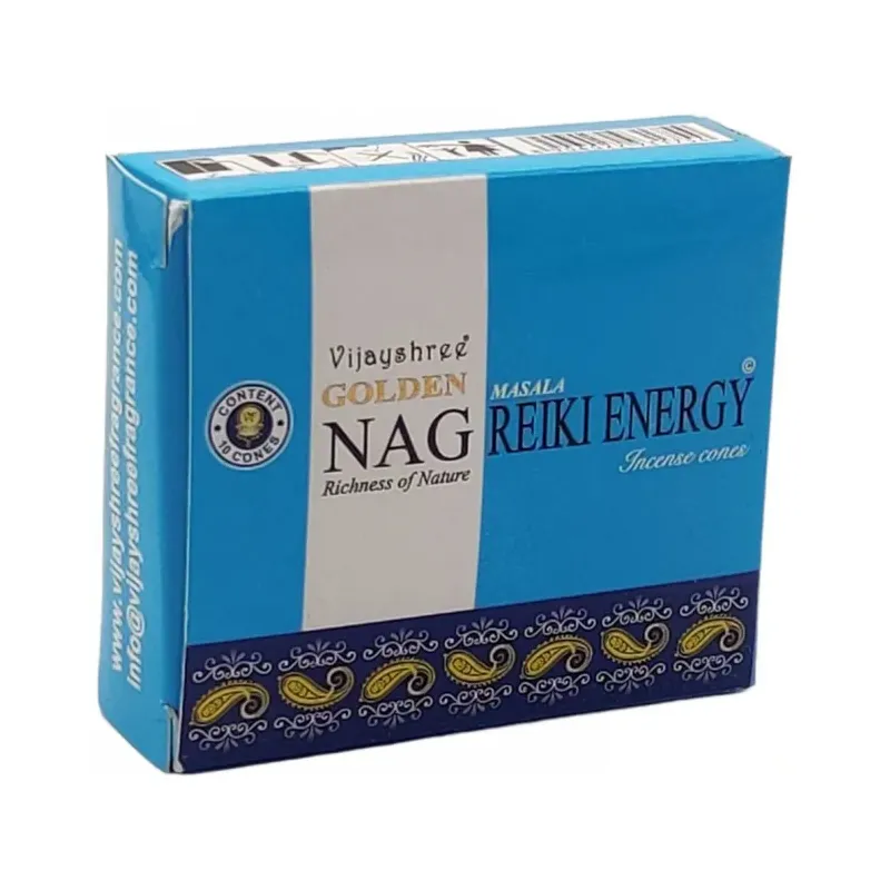 INCIENSO (GOLDEN NAG) CONOS REIKI ENERGY Caja 12 uds (SÓLO SE VENDE POR CAJA)