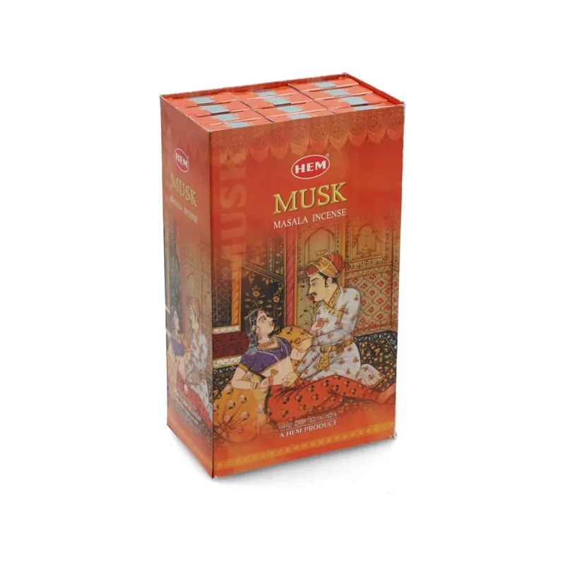 INCIENSO (GOLOKA) NATURE MUSK Caja 12 uds (SÓLO SE VENDE POR CAJA)