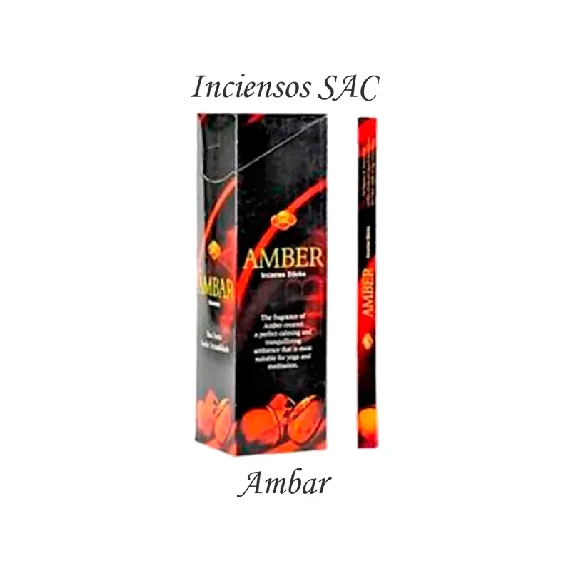 INCIENSO (SAC) CONOS AMBER CAJA 6U