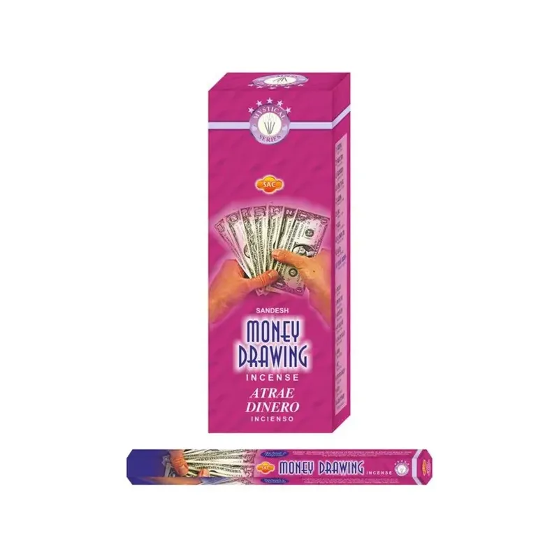 INCIENSO (SAC) MONEY DRAWING LONG GARDEN CAJA 6U