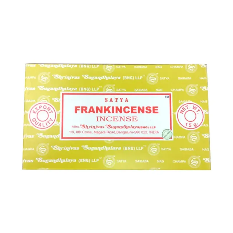 INCIENSO (SATYA) FRANKINCENSE CAJA 12U