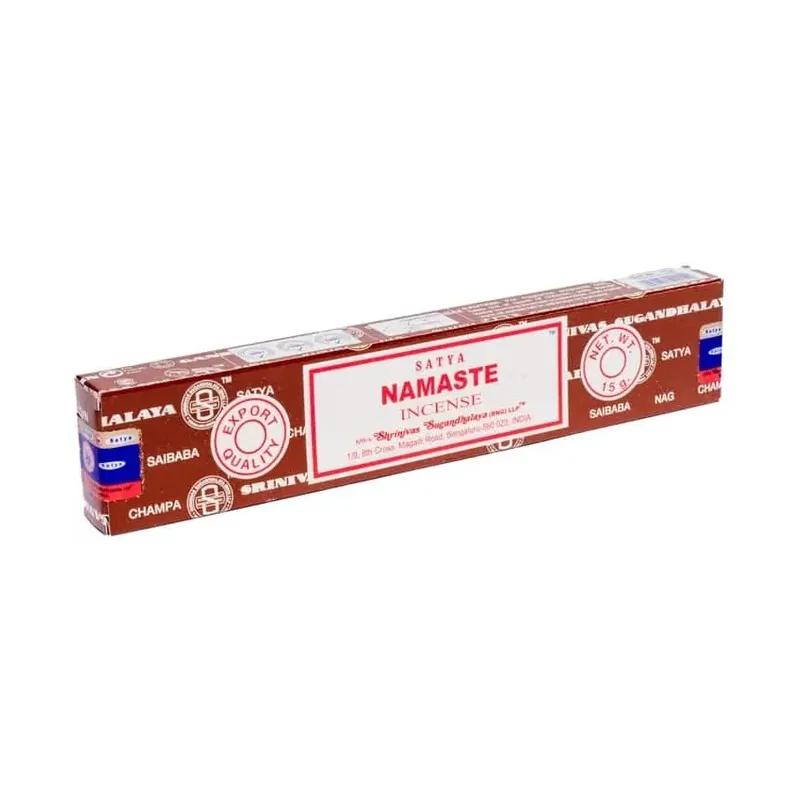 INCIENSO (SATYA) NAMASTE CAJA 12U