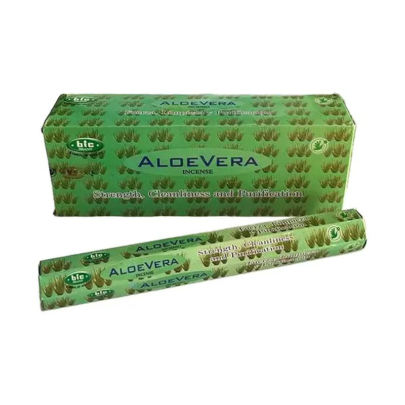 INCIENSO (ULLAS) ORGANIC ALOE VERA Caja 12 uds (SÓLO SE VENDE POR CAJA)