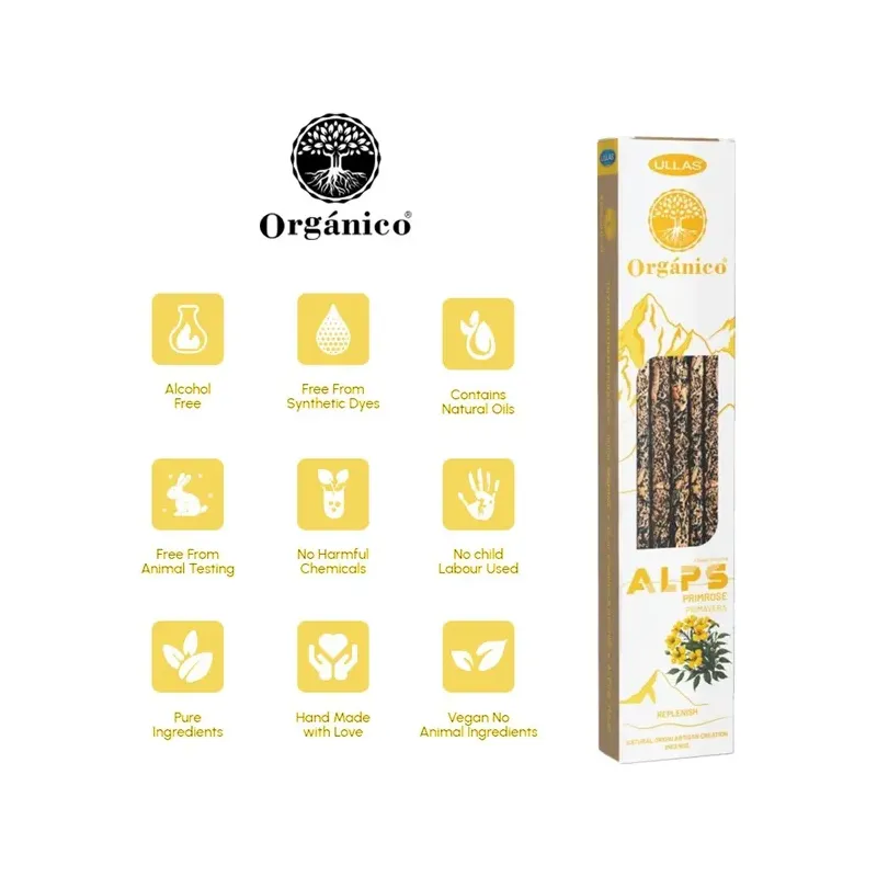 INCIENSO (ULLAS) ORGANIC ALPS ALPINE PRIMROSE 25G