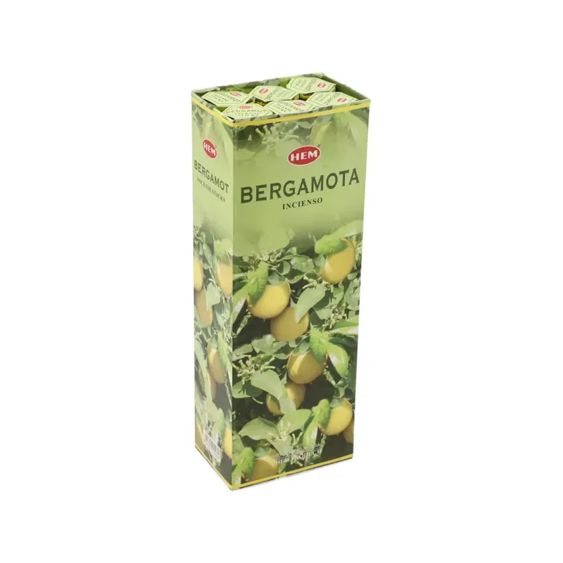 INCIENSO (ULLAS) ORGANIC BERGAMOTA 25G CAJA 6U