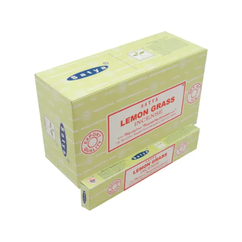 INCIENSO (ULLAS) ORGANIC LEMON GRASS 25G CAJA 6U