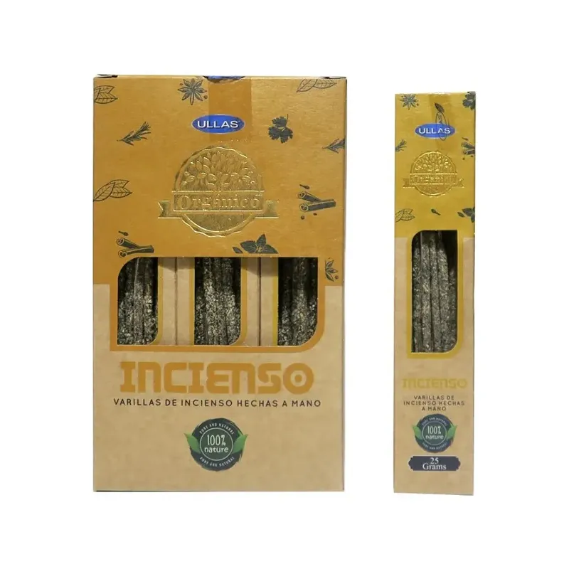 INCIENSO (ULLAS) ORGANIC TEA TREE 25G CAJA 6U