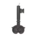 VELA FORMA DE LLAVE NEGRA Venta por unidades. SOLO STOCK DISPONIBLE
