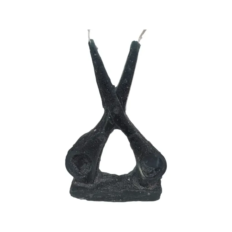 VELA FORMA TIJERA NEGRA Venta por unidades. SOLO STOCK DISPONIBLE