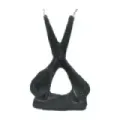 VELA FORMA TIJERA NEGRA Venta por unidades. SOLO STOCK DISPONIBLE