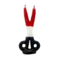 VELA FORMA TIJERA ROJA Venta por unidades. SOLO STOCK DISPONIBLE