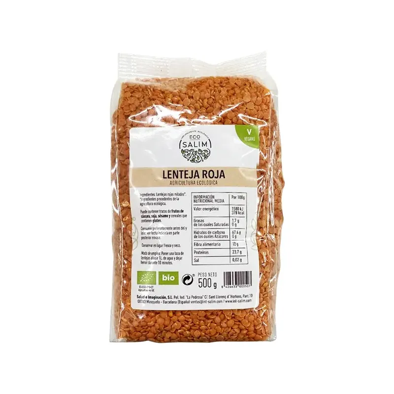 LENTEJA ROJA 500 G