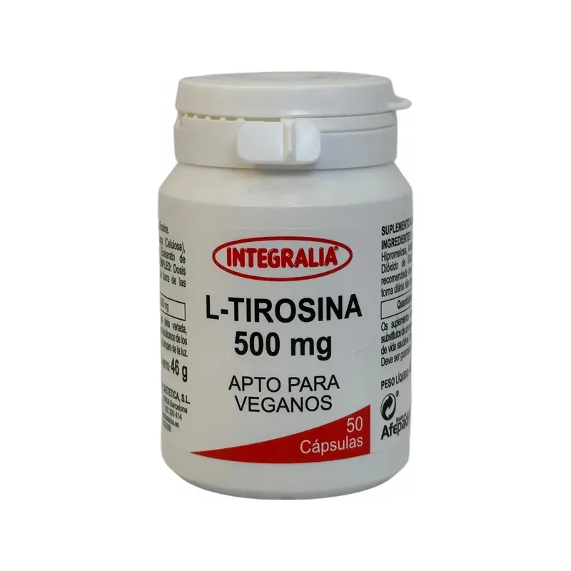 L-TIROSINA 500 MG 50 CAPSULAS