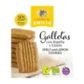 GALLETAS LIMÓN 125G · SIN GLUTEN · SIN AZÚCARES AÑ