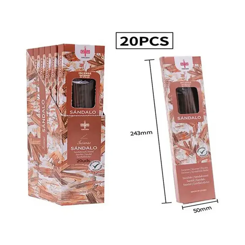 INCIENSO NATURAL SYS 20 STICK SANDALO 20 STICK