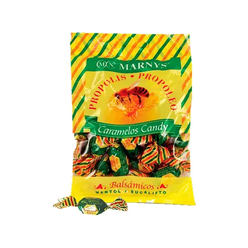 CARAMELOS DE PROPOLEO, MIEL, MENTOL Bolsa - 60 GR