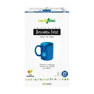 HERBODIET TILA FLOR ECO Envase de 20 bolsitas filtro de 1,5 g cada una.