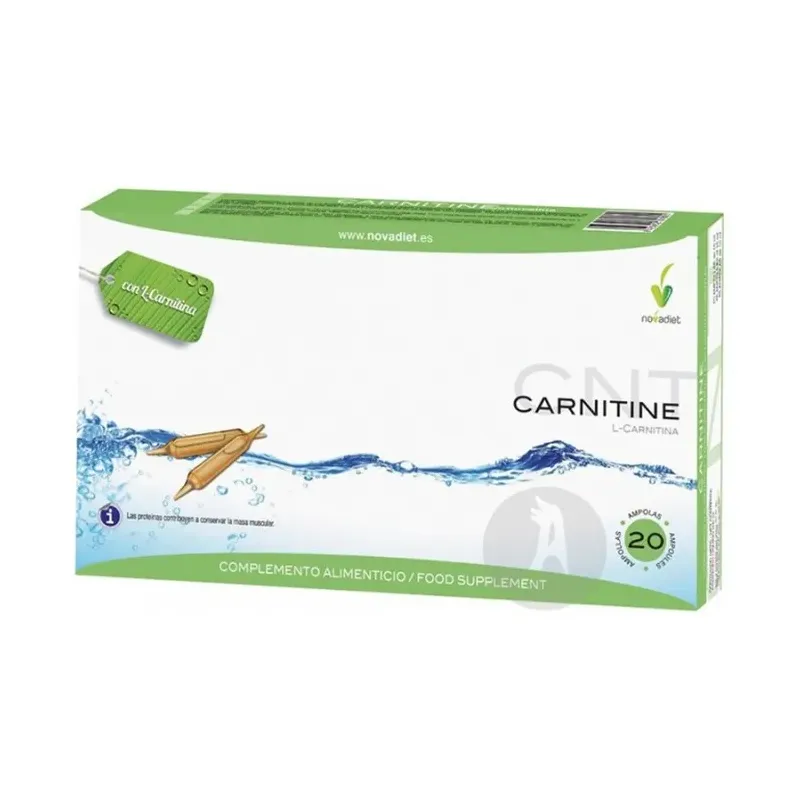 L-CARNITINE Envase de 20 ampollas de 10ml.