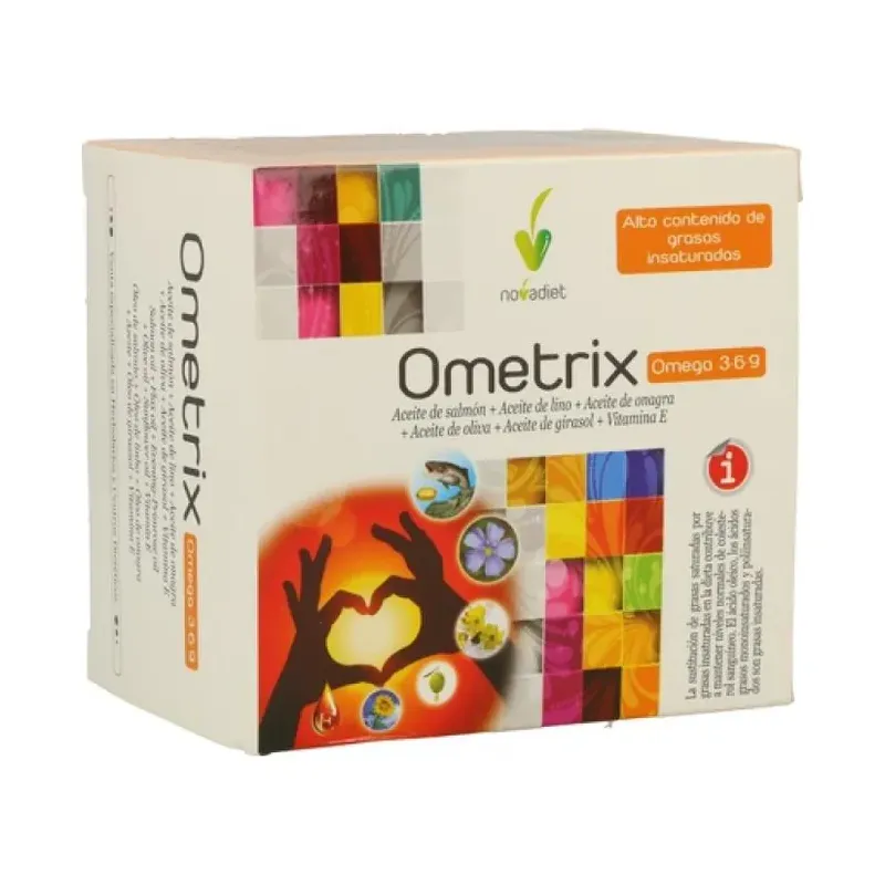 OMETRIX Envase de 60 cápsulas blandas.
