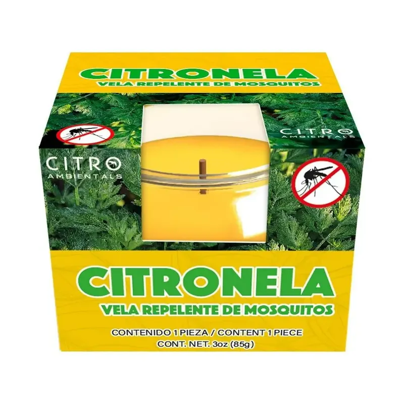 ANTI-MOSQUITOS VELA BUJIA PERFUMADA Venta por unidades. SOLO STOCK DISPONIBLE