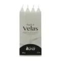 PACK 4 UNDS VELA BUJIA NARANJA 17 X
