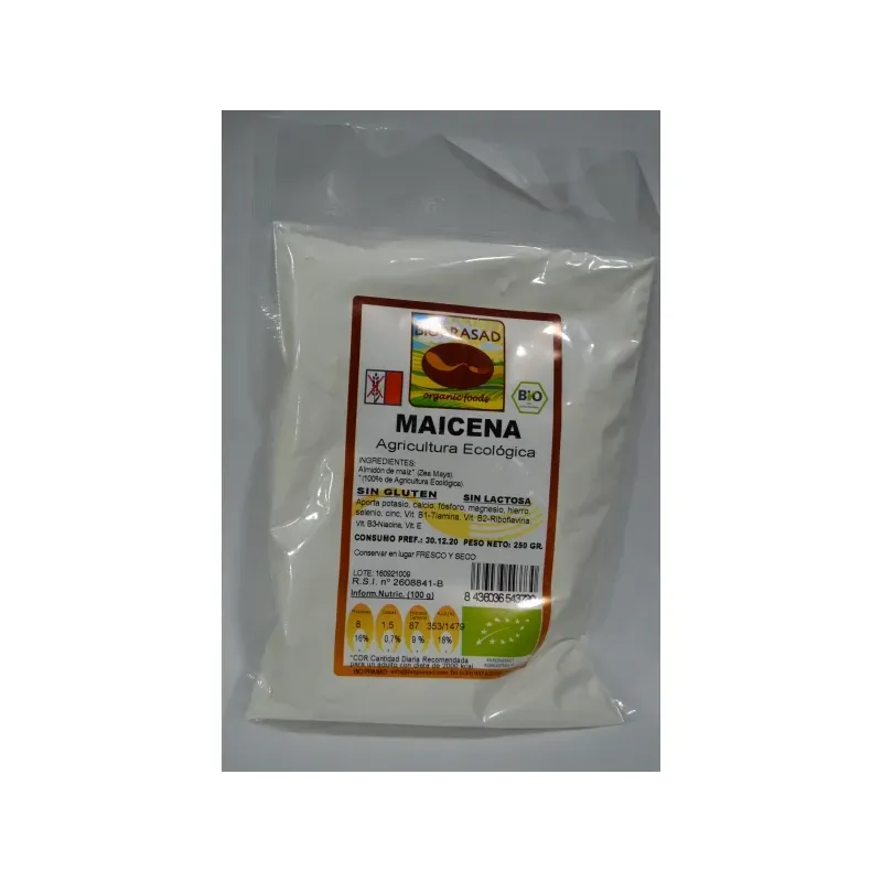 MAICENA BIO 250GR SIN GLUTEN/SIN LACTOSA