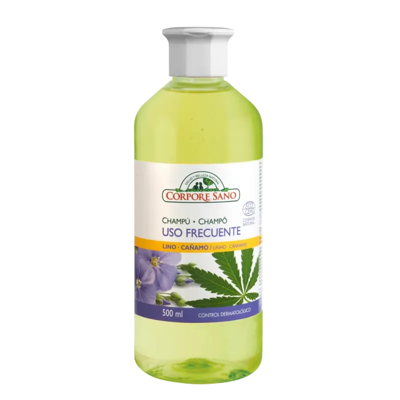 CHAMPU USO FRECUENTE LINO Y CAÑAMO 500 ML