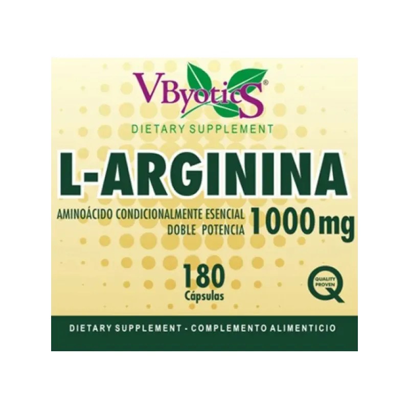 L- ARGININA 1000 MG. 180 CAPS.