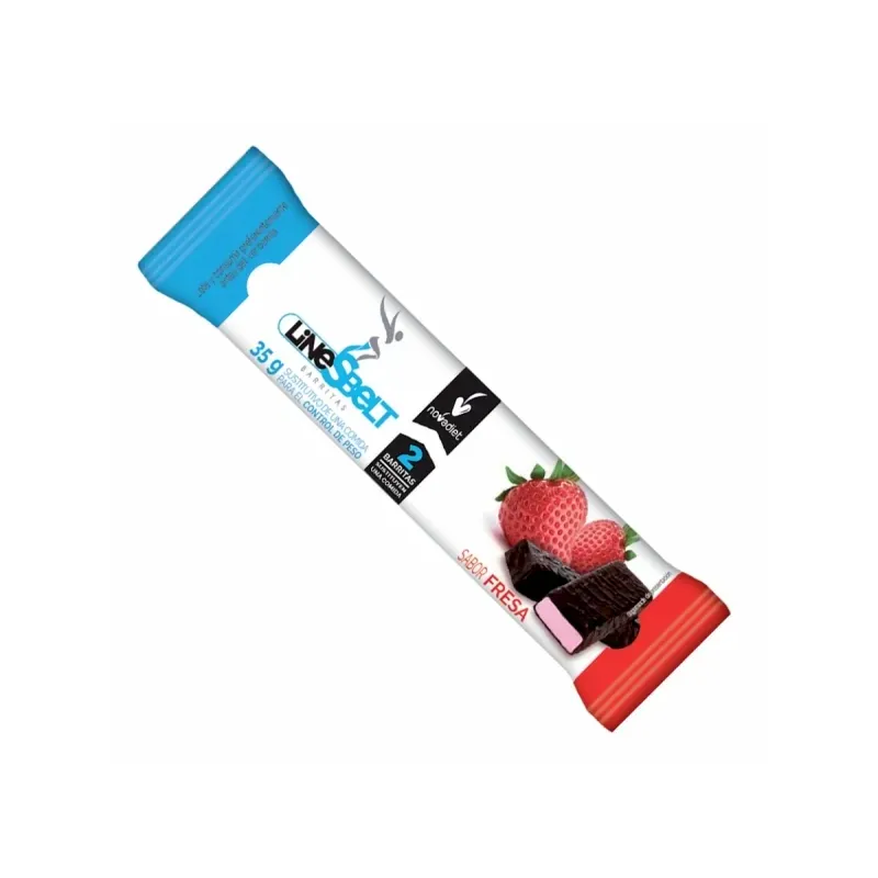 LINE SBELT FRESA Envase de 24 barritas de 35 g cada una.