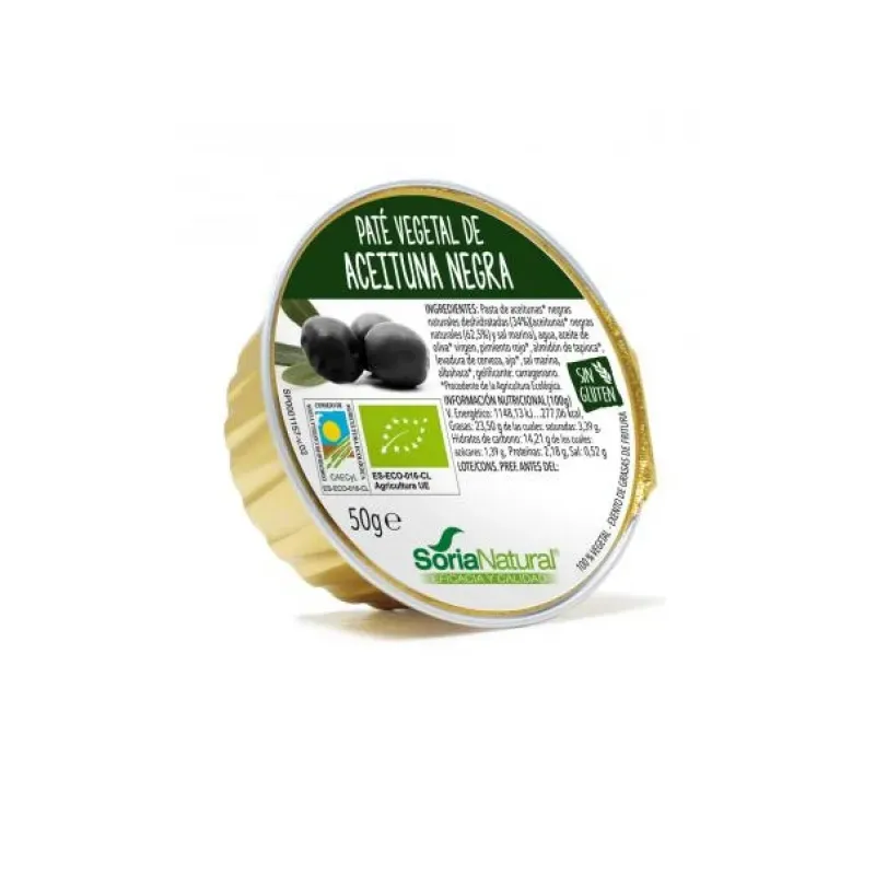 PATE VEGETAL DE ACEITUNA NEGRA