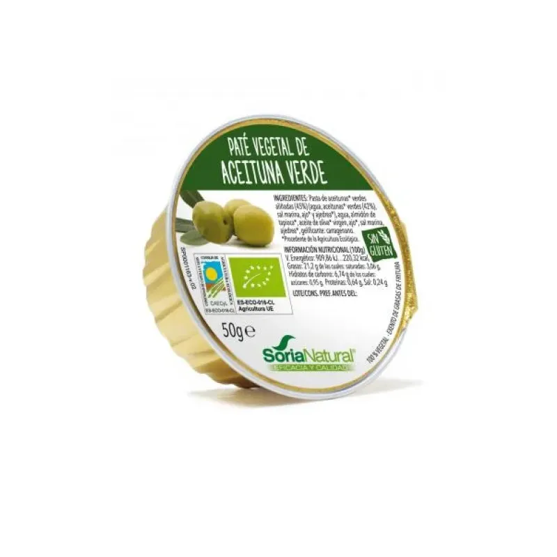 PATE VEGETAL DE ACEITUNA VERDE