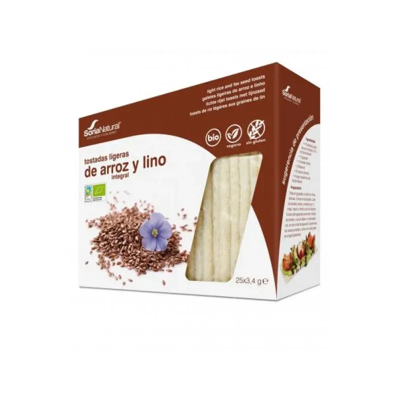 BIO TOSTADAS DE ARROZ Y LINO