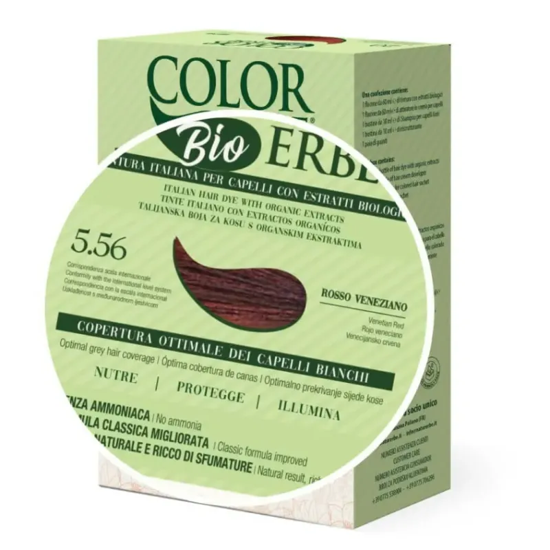 TINTE BIO CLASICO MEJORADO Nº 5.56 ROJO VENECIANO NATUR ERBE