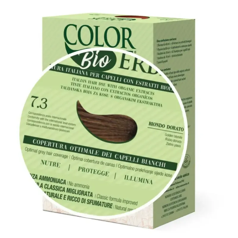 TINTE BIO CLASICO MEJORADO Nº 7.3 RUBIO DORADO NATUR ERBE