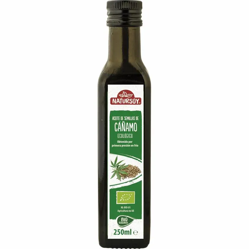 ACEITE SEMILLAS CAÑAMO ECO 250 ML.