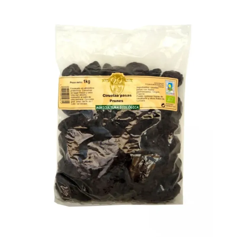 CIRUELAS SECAS ECO 1 KG.