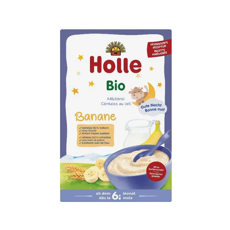 PAPILLA DE TRIGO Y PLÁTANO LECHE (+6 MESES) (BUENAS NOCHES) ECO 250G