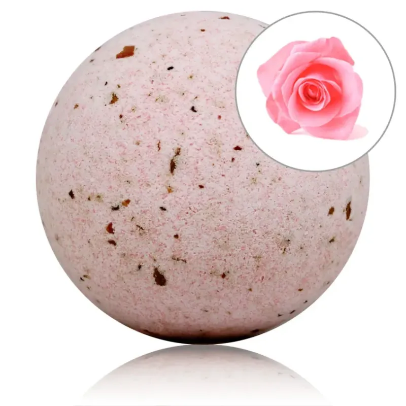 BOMBA BAÑO 140gr. ROSAS CON PÉTALOS 140gr.