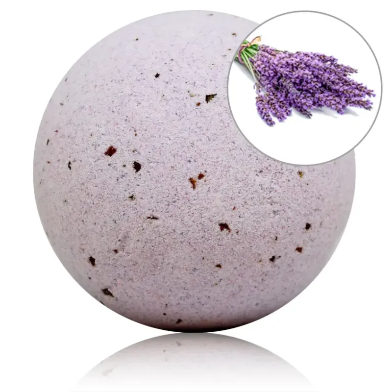 BOMBA BAÑO 140gr. LAVANDA CON PÉTALOS 140gr.