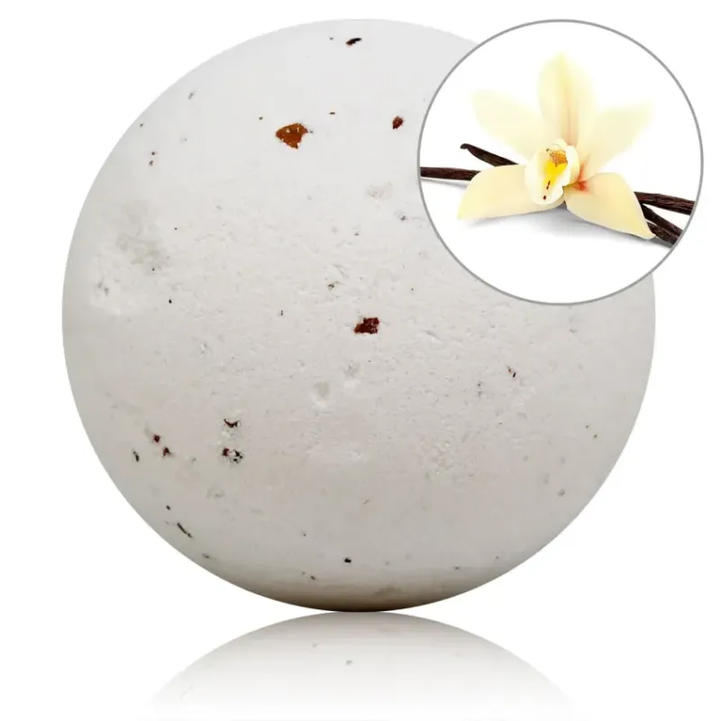 BOMBA BAÑO 140gr. VAINILLA CON PÉTALOS 140gr.