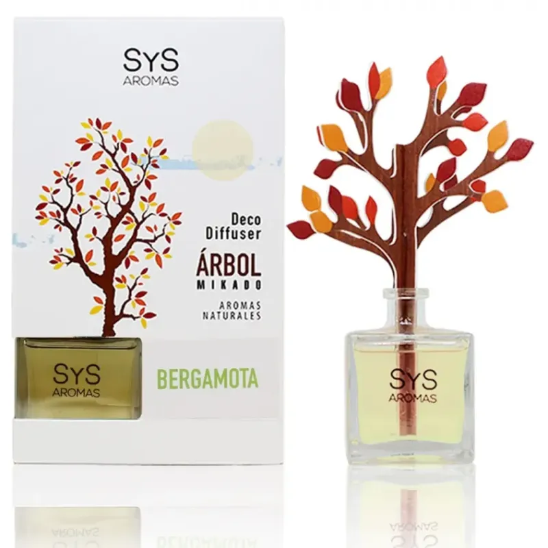 AMBIENT. DIFUSOR ARBOL SYS 90ml BERGAMOTA