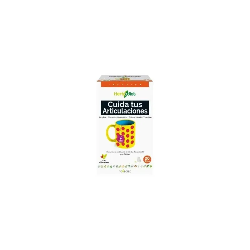 HERBODIET CUIDA TUS ARTICULACIONES Envase de 20 bolsitas filtro de 1,5 g. cada una.
