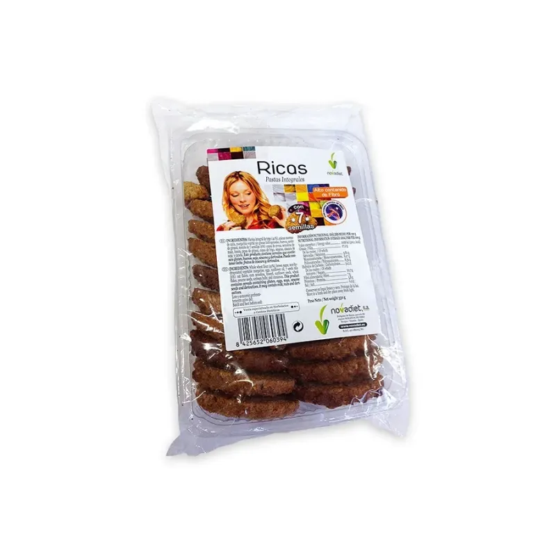 GALLETAS RICAS 7 SEMILLAS Envase de 350 g.