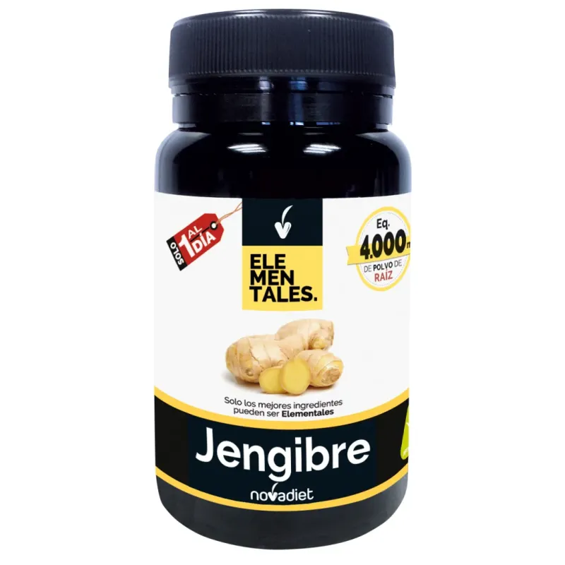 JENGIBRE Envase de 30 cápsulas vegetales.