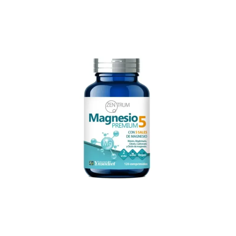 MAGNESIO PREMIUM 120 CAPS 5 SALES DE MAGNESIO