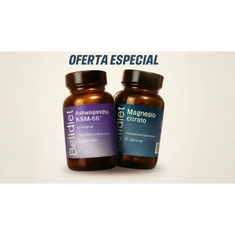 PROMO 6 ASHWAGANDHAS + 6 CITRATOS DE MAGNESIO GRATIS