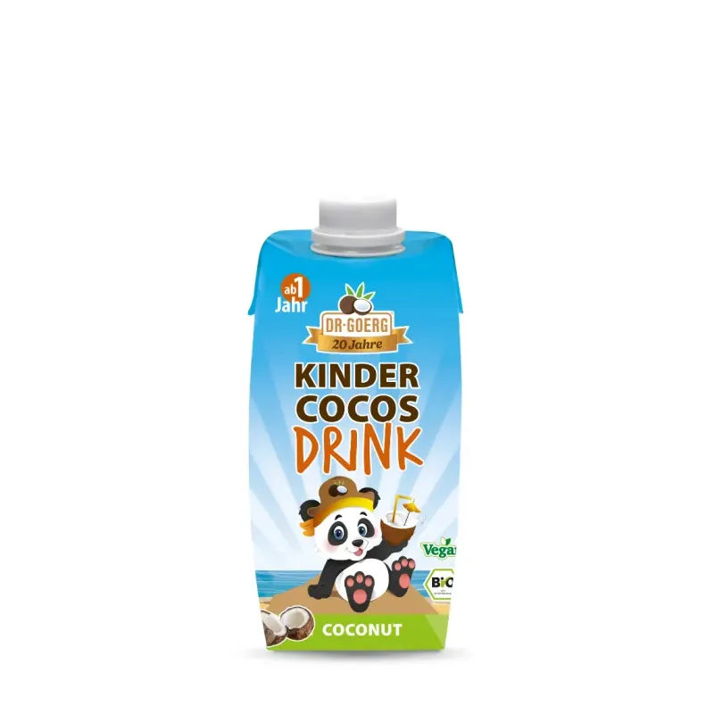 CAJA 15 UDS BEBIDA ECOLÓGICA DE COCO PARA NIÑOS SABOR COCO 330ML