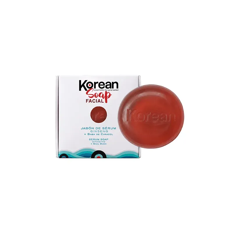 JABON FACIAL DE SERUM  GINSENG + BABA DE CARACOL 8
