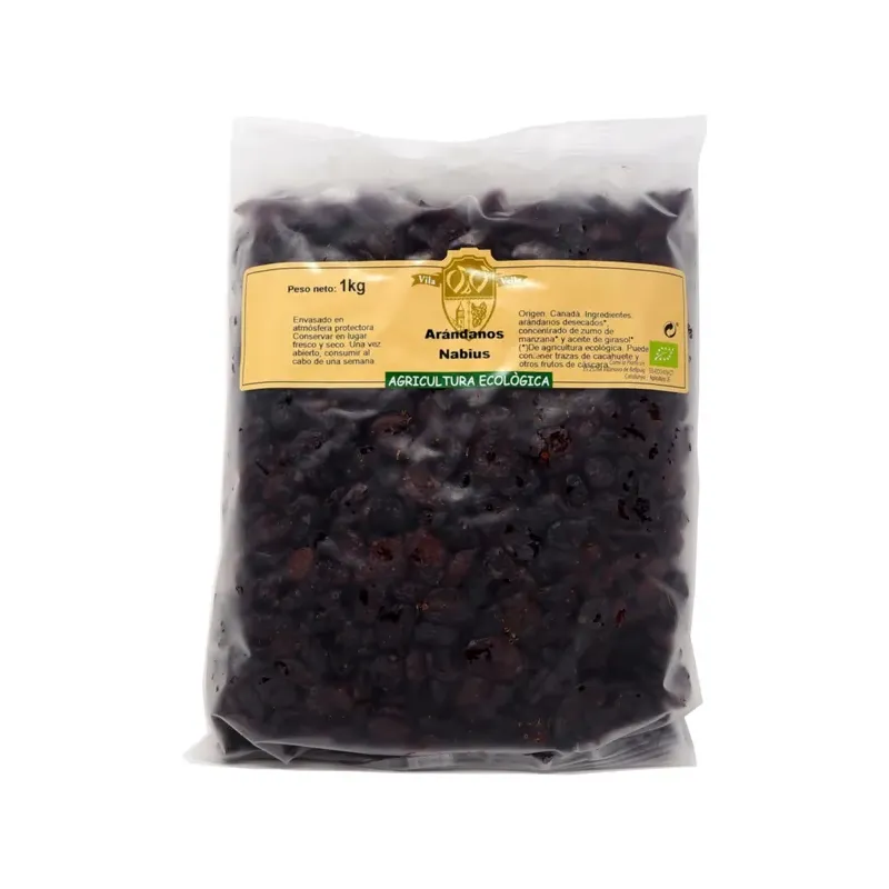 ARÁNDANO ROJO SECO SIN AZÚCAR ECO 1 KG