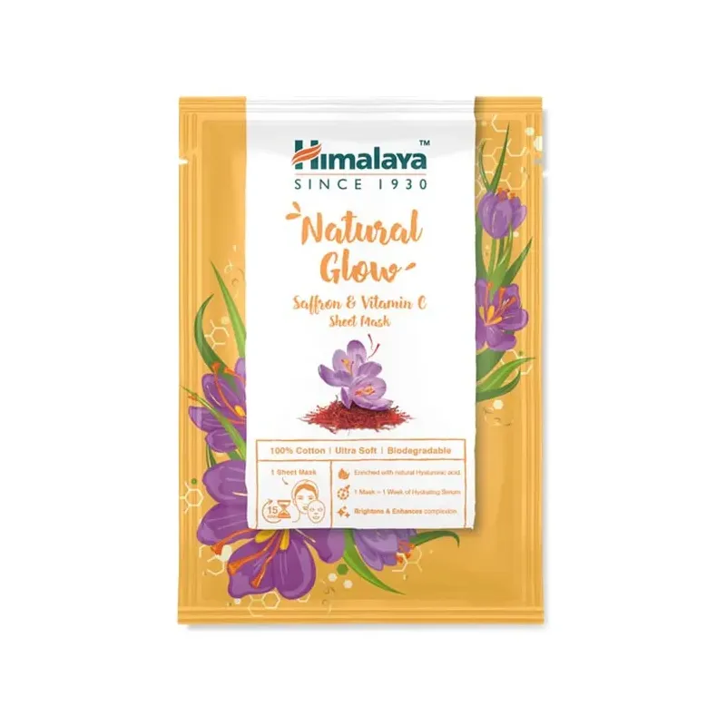 MASCARILLA DE SABANA  BRILLO NATU AZAFRÁN & VITAMINAC30 ML